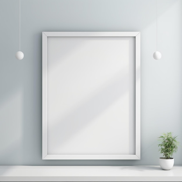 blank picture frame