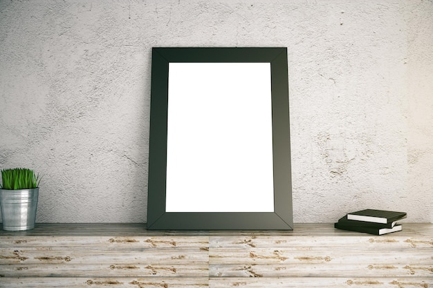 Blank picture frame