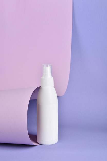 Blank plastic bottle spray