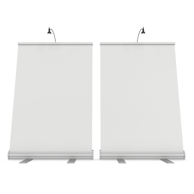 Blank Roll Up Banner Stand