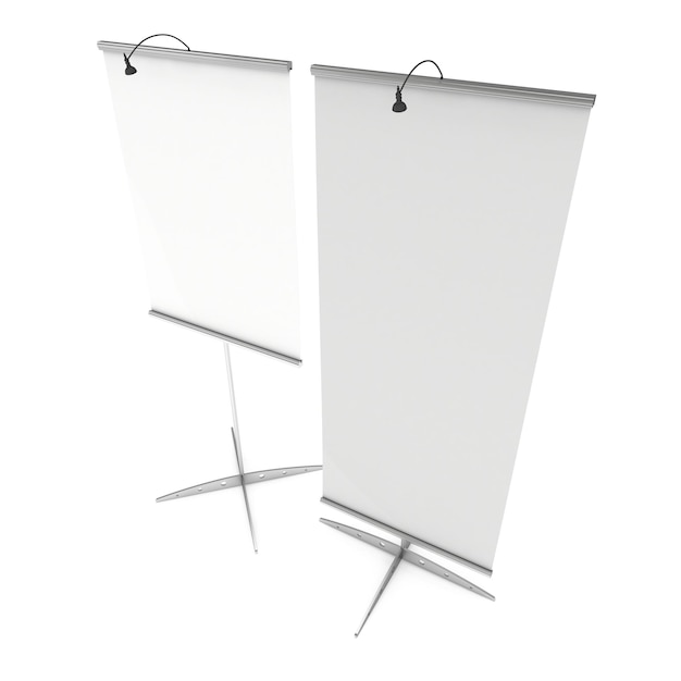 Blank Roll Up Banner Stands