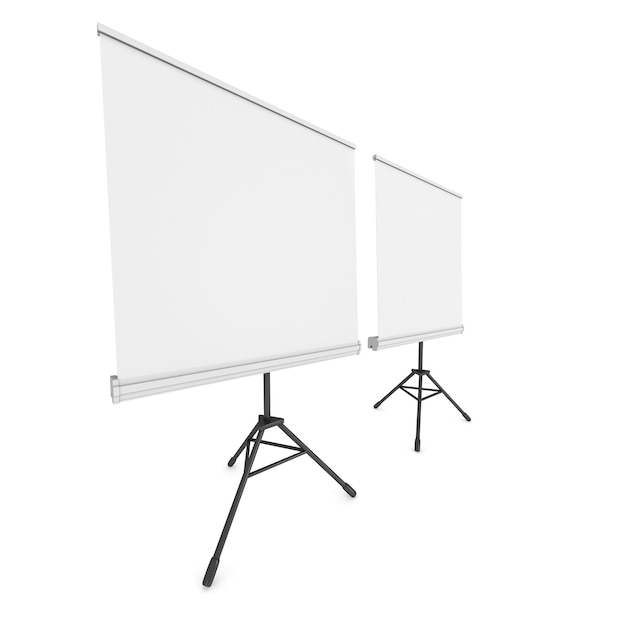 Blank Roll Up Expo Banner Stand on Tripod