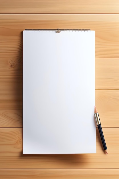 Blank sheet of paper