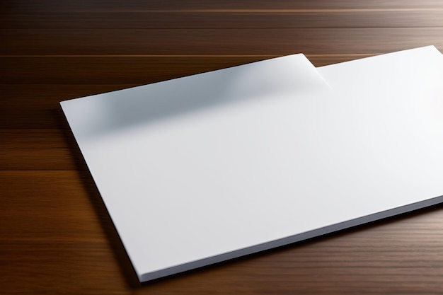 Blank sheet of paper