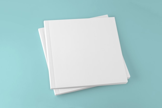 Photo blank square cover book template