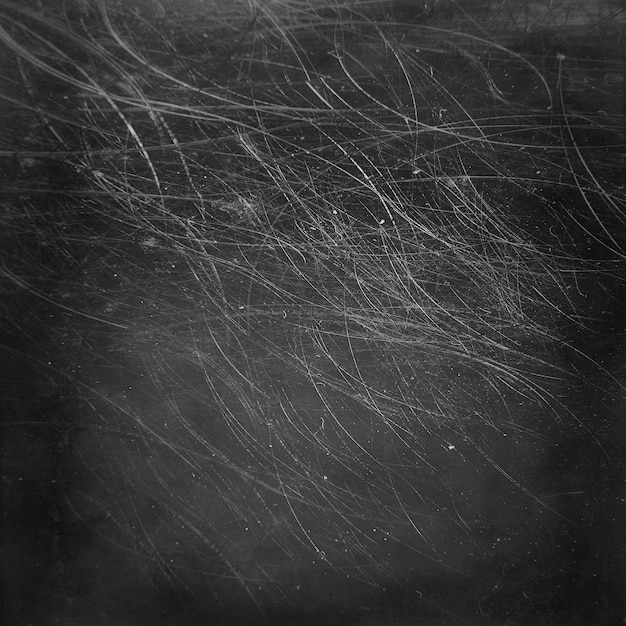 Photo blank square gray abstract background / scratch texture, damaged wall surface