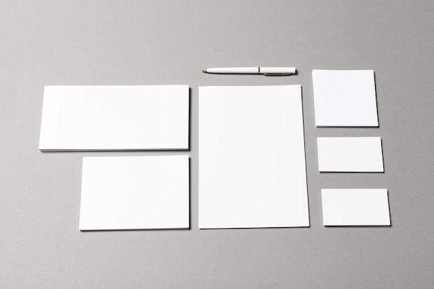 blank stationery for branding