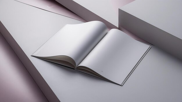 Blank stationery concept with two booklets