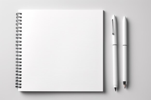 Blank Stationery Set Mockup created with Generative AI