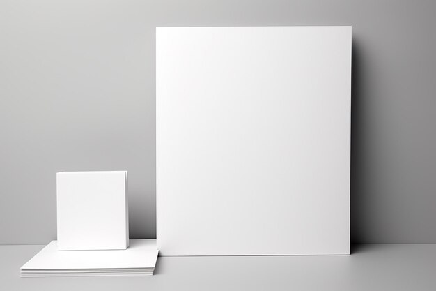 Blank Stationery Set Mockup created with Generative AI