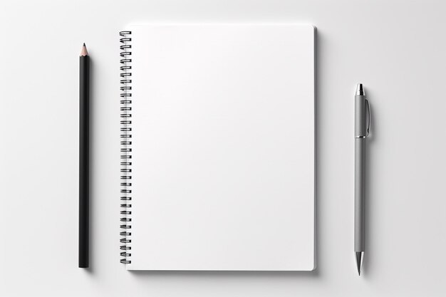 Blank Stationery Set Mockup gemaakt met Generative AI