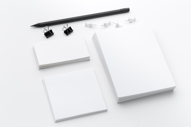 Blank stationery