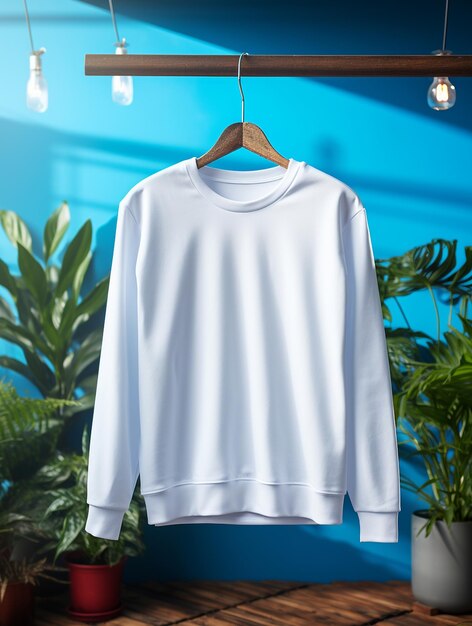 Blank sweatshirt foto voor mockup ontwerp