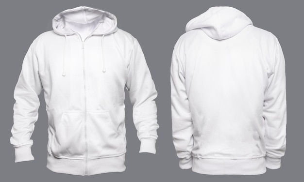 Blank sweatshirt mock up front and back view plain white hoodie mockup Hoody Jumper