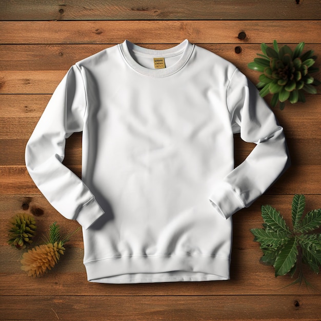 Photo blank sweatshirt mockup