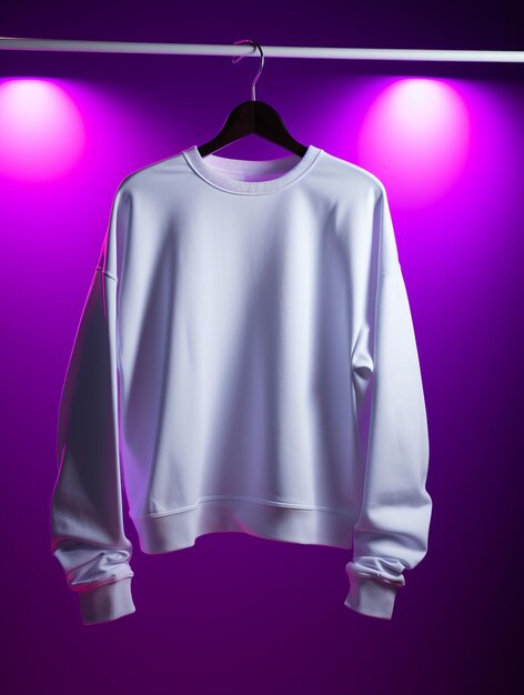 Blank sweatshirt photo for mockup design