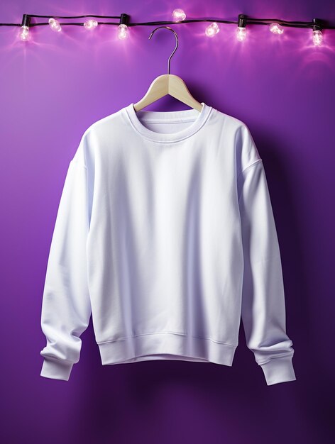 Blank sweatshirt photo for mockup design