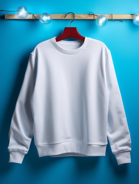 Blank sweatshirt photo for mockup design