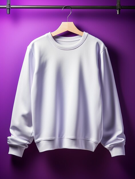 Blank sweatshirt photo for mockup design