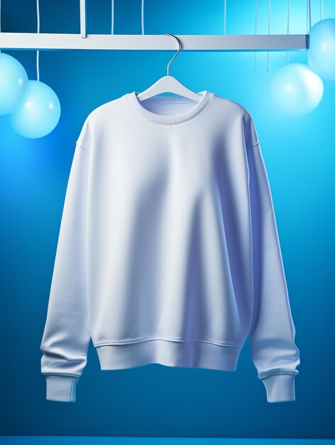 Blank sweatshirt photo for mockup design