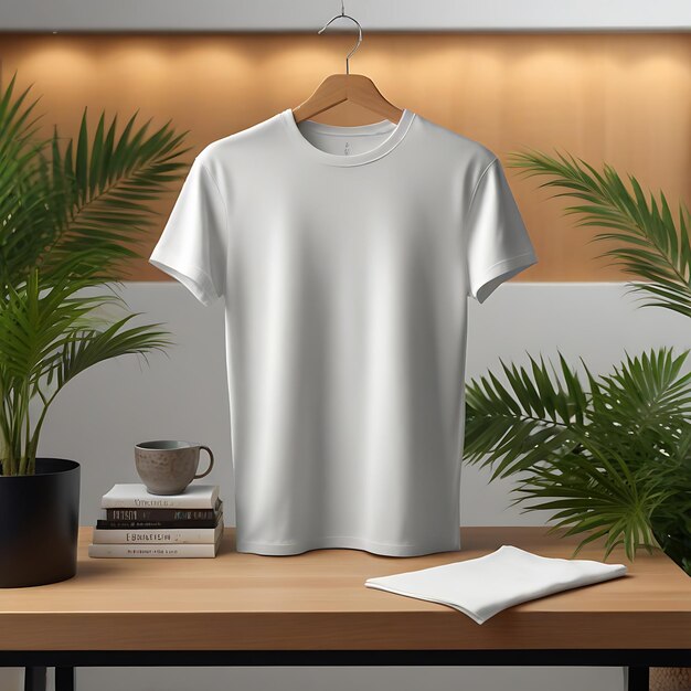 Photo blank t shirt mockup