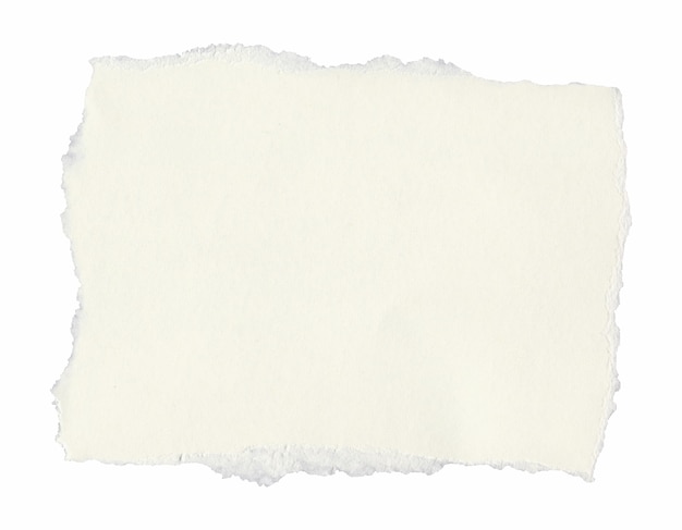 Blank tag label parchment isolated over white