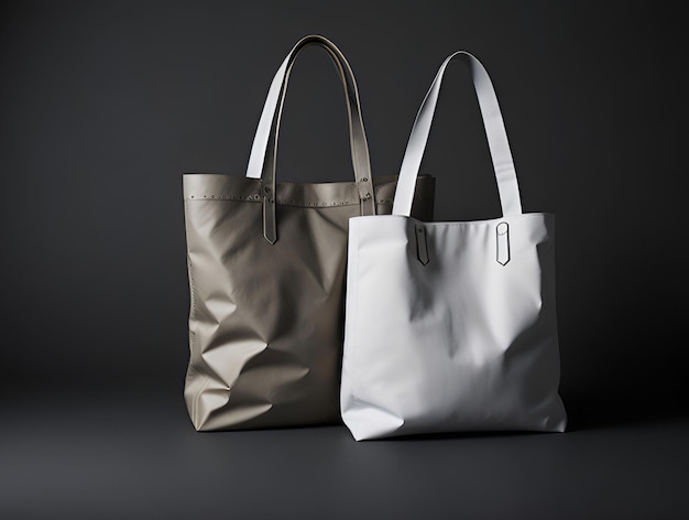 blank Tote Bag Mockup ai generated