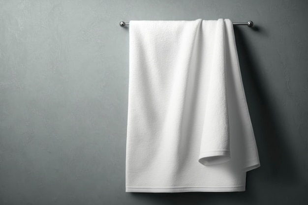 Blank towel background copy space mockup