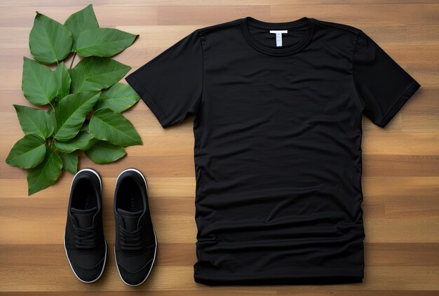 Photo blank tshirt mockup 3d rendering