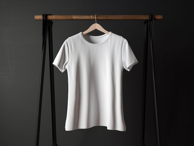 A blank tshirt mockup template generative ai