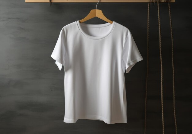 A blank tshirt mockup template generative ai