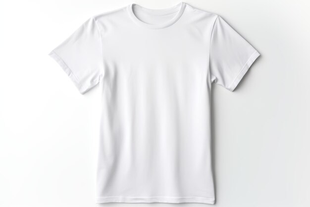 Photo blank tshirt on white background