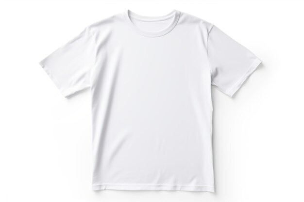 Blank tshirt on white background