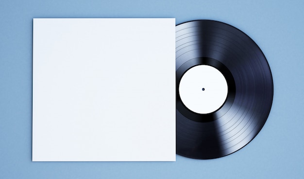 Photo blank vinyl record