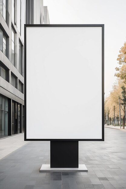 Foto blank white billboard mockup aanpasbare ontwerpruimte