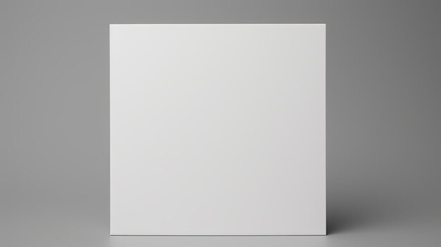 写真 灰色の背景に隔離されたメッセージのための空白のホワイトボード
