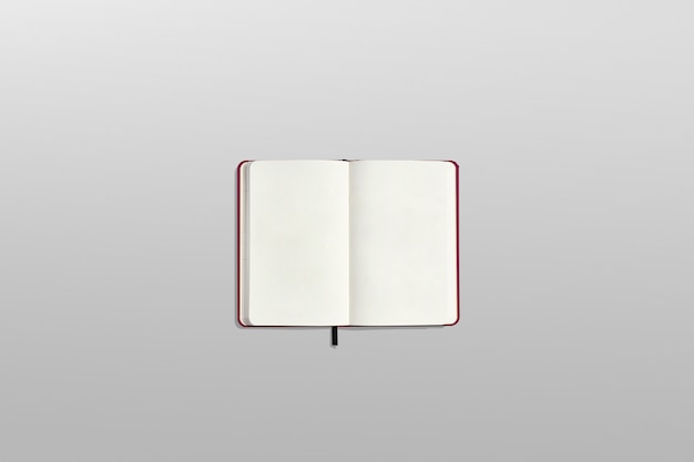 Blank White Book Mockup Photo