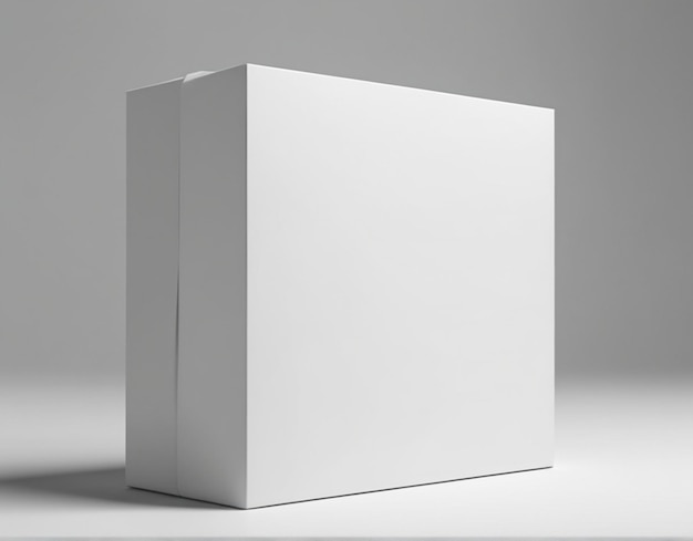 Blank white box for mockup