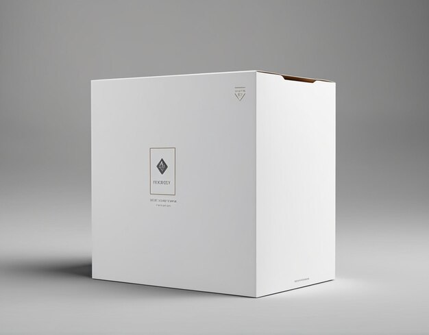 Blank white box for mockup