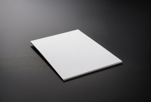 Blank white business card mockup