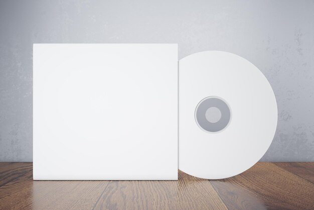 Photo blank white disk