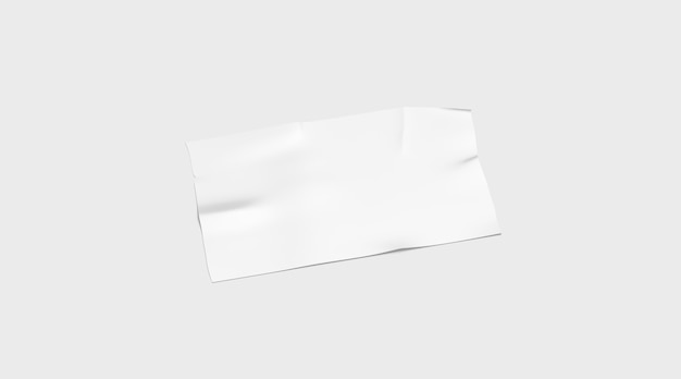 Photo blank white duct tape piece sticked , isolated