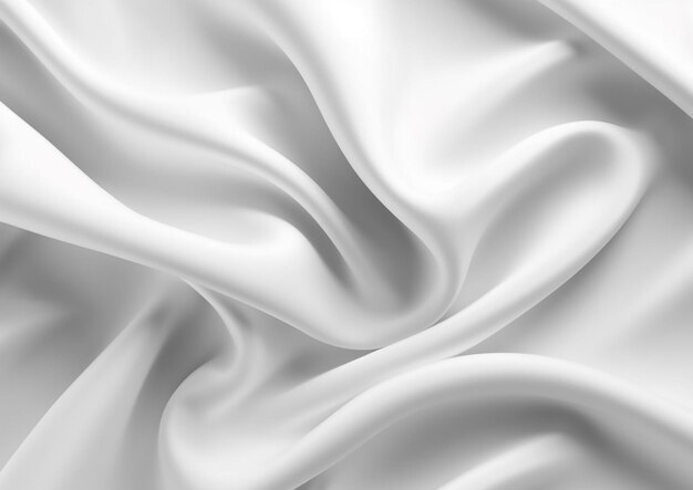 Blank white flat textured smooth fabric material