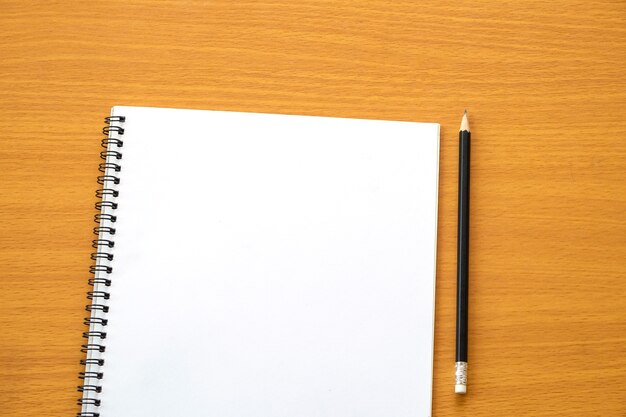 Download free image of Blank plain white notebook page with a pen by Kut  about blank paper…