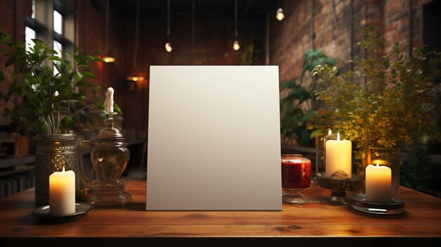 Blank white notepaper design