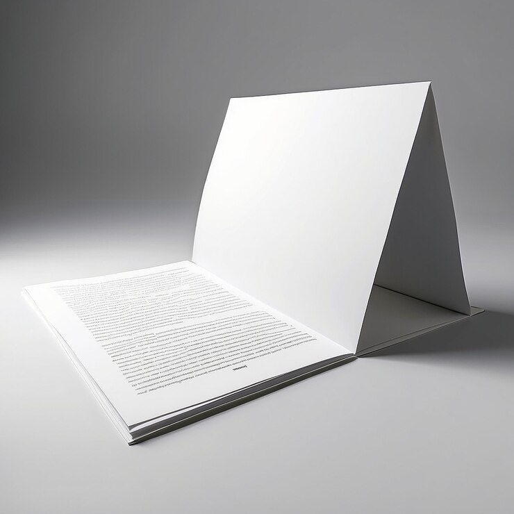 Photo blank white page