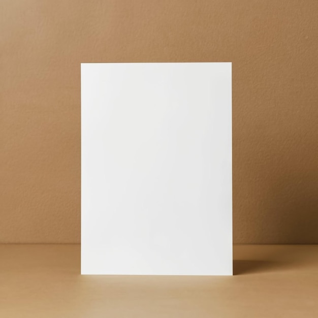 写真 モックアップコンセプトのための白紙の空白画像