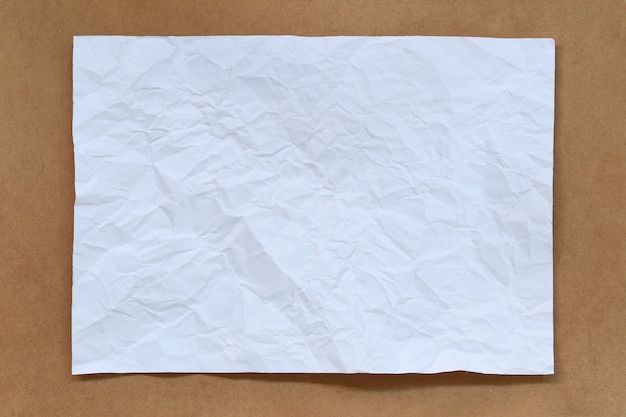Blank white paper.
