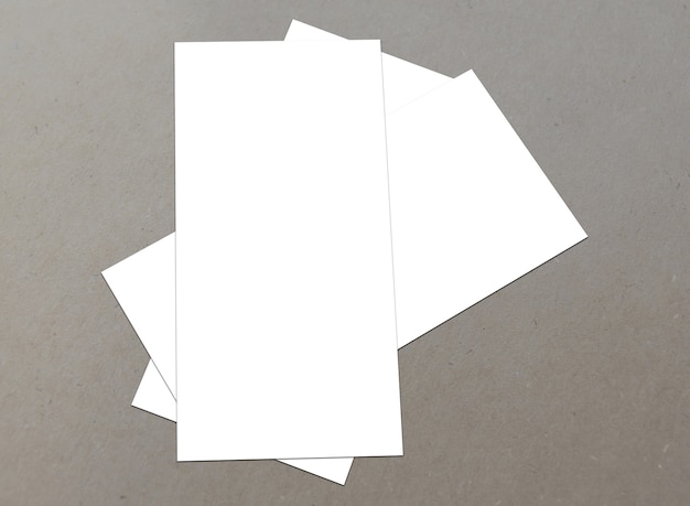 Blank white paper