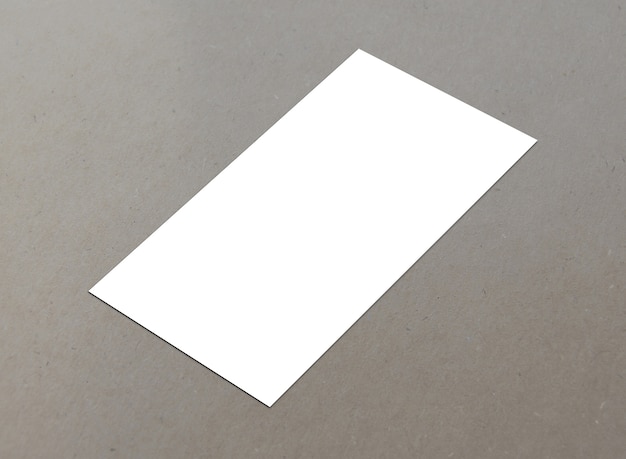 Blank white paper